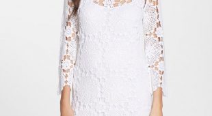 Classic Summer time White-colored Dress